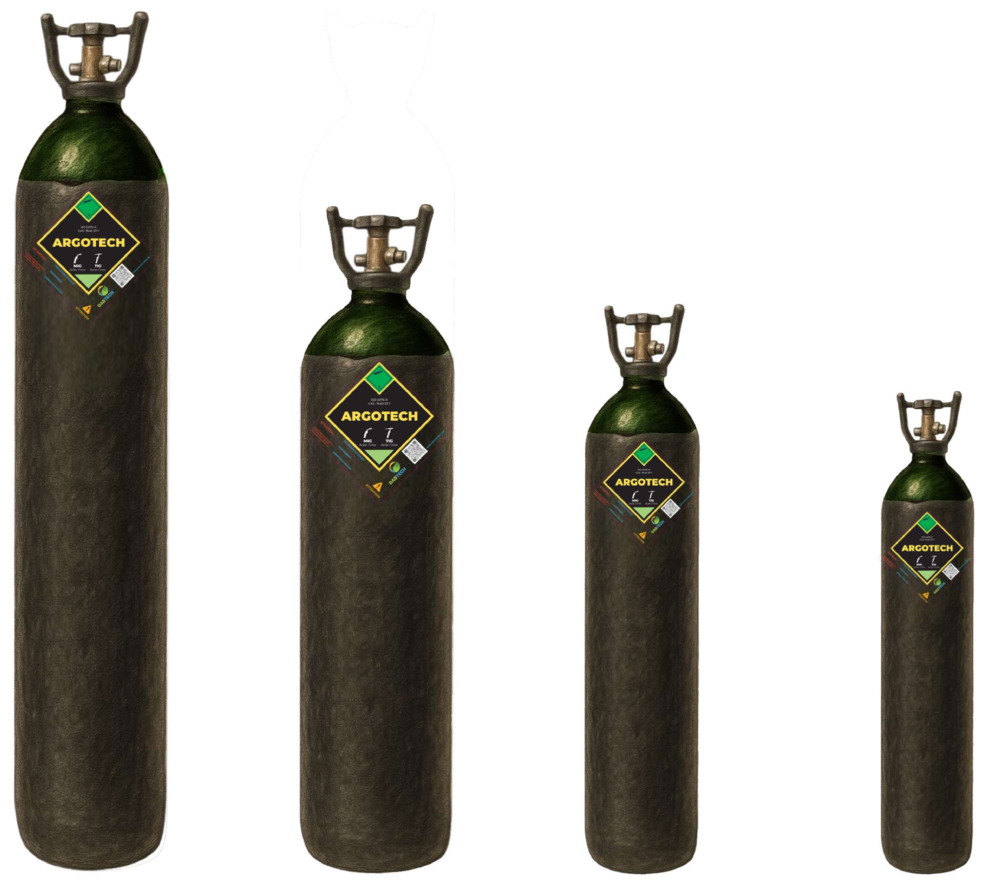 RECHARGE BOUTEILLE ARGOTECH - Argon - B08 à B50